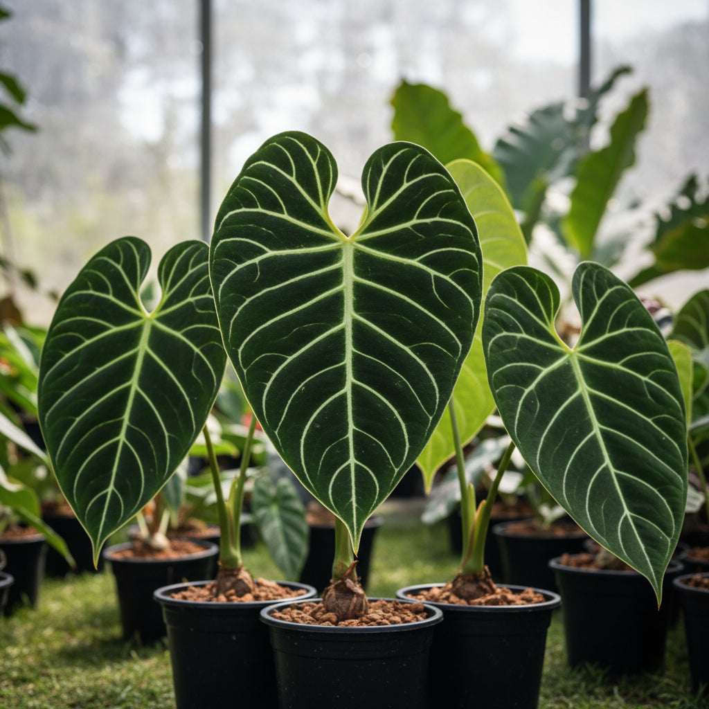 Anthurium Regale Foliage Anthurium in Jiffy Bag – pazhassigarden